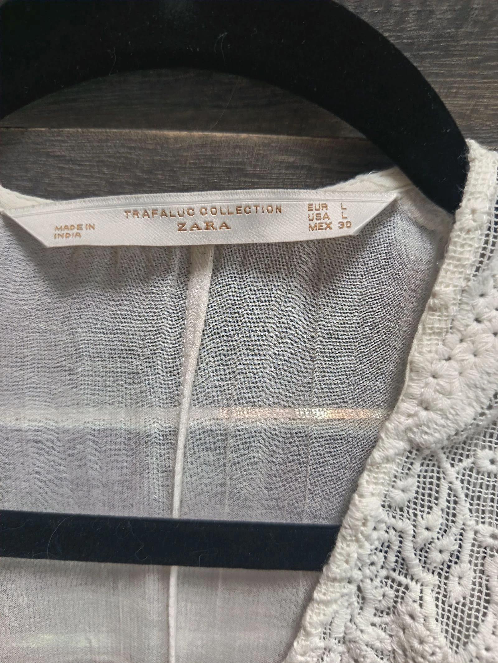 Wit Gebreid Jurkje ♡ ZARA * Maat L – photo 10